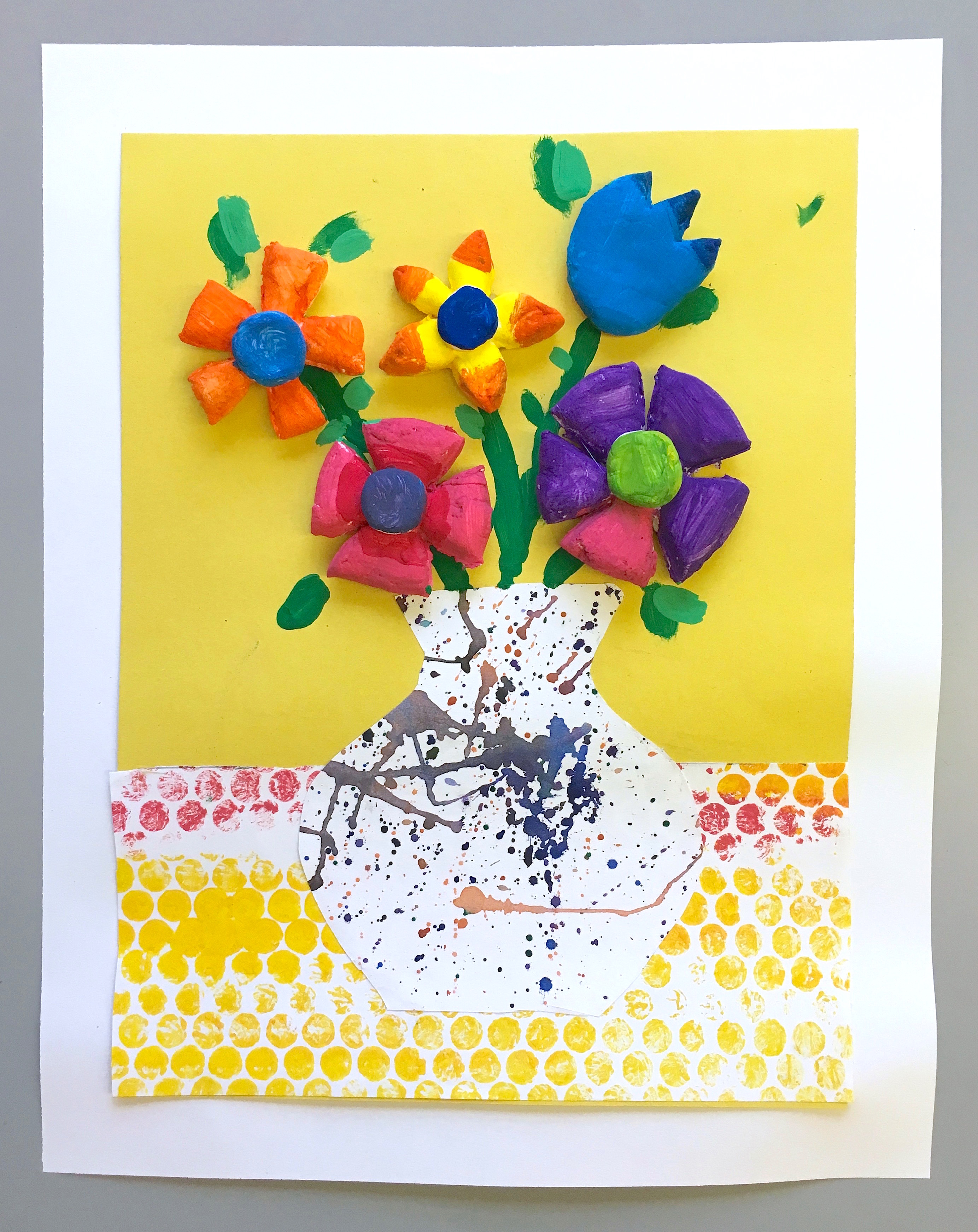5th Grade- Mixed-Media Bouquet of Flowers – Art with Mrs Filmore