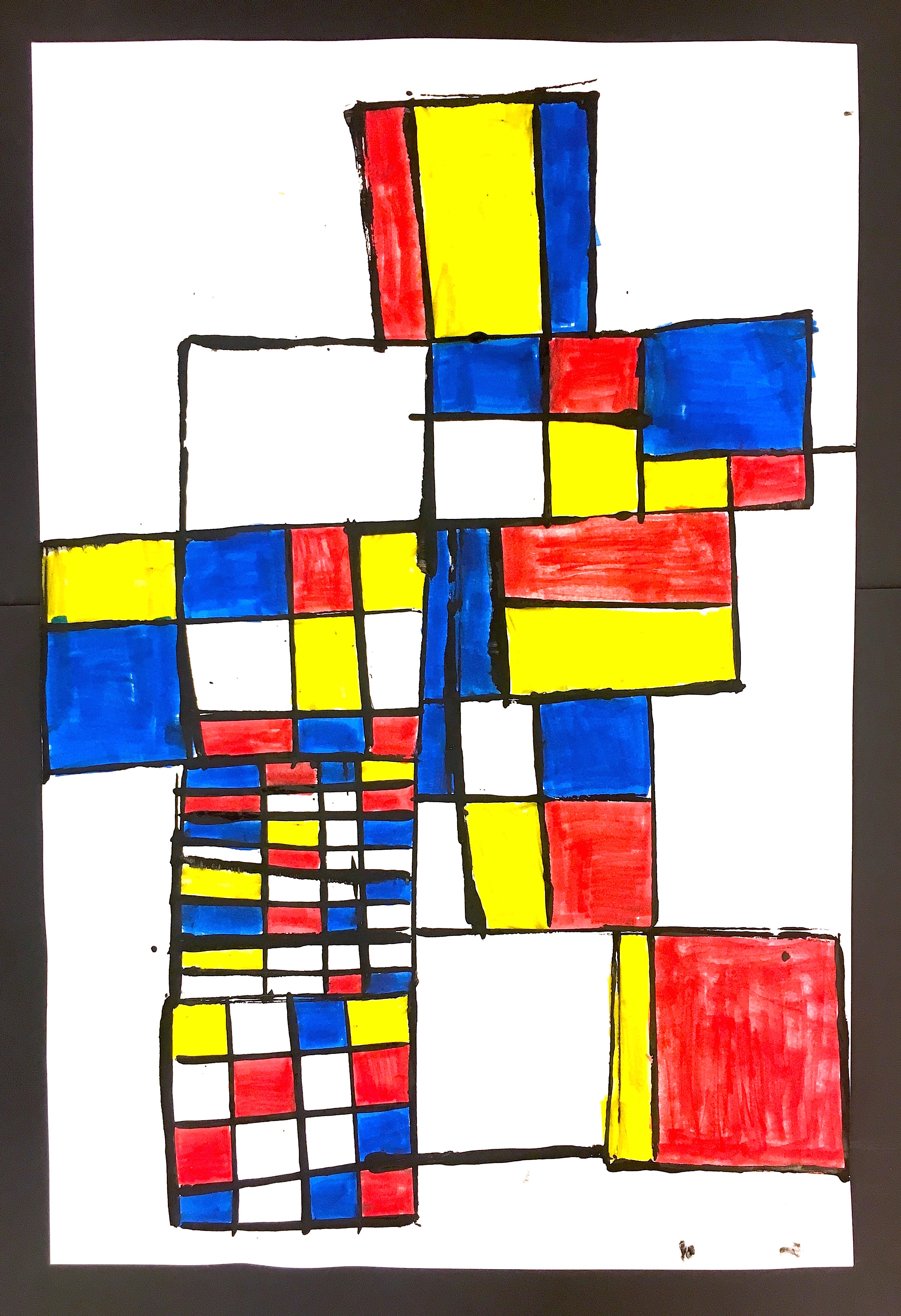 Mondrian Inspired Printing- 1st Grade – Art with Mrs Filmore